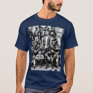 big L print friend T-Shirt