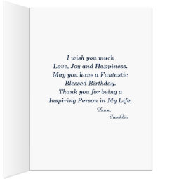 Big Large Happy Birthday Card Photo Personalize | Zazzle