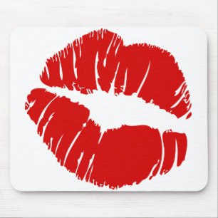 Big large lips kiss giant lips huge kissing mouth mouse pad