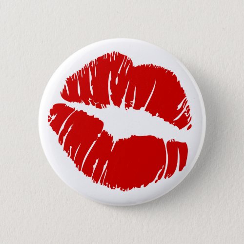 Big large lips kiss giant lips huge kissing mouth pinback button
