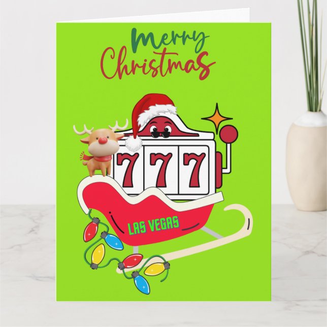 BIG Las Vegas Christmas Card (Front)