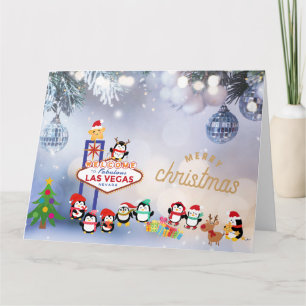 BIG Las Vegas Christmas Card