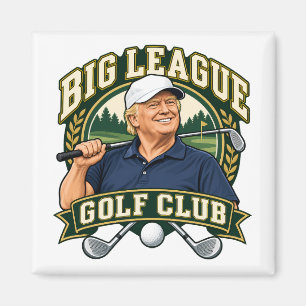 Big League Golf Club Country Club Crest Magnet