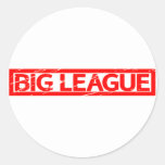 Big League Stamp Classic Round Sticker