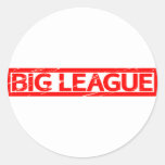 Big League Stamp Classic Round Sticker