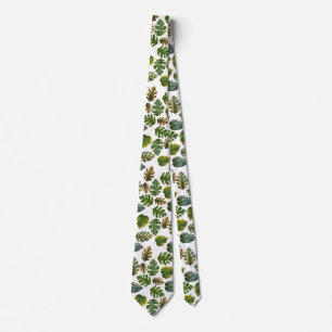Big leaves background 02.BLB02 Neck Tie