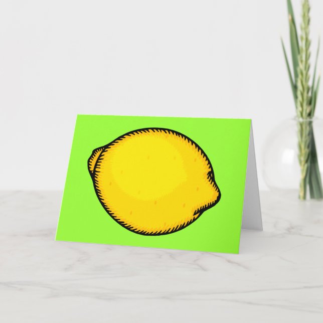 Big Lemon Card (Front)
