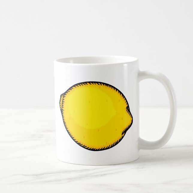 Big Lemon Coffee Mug (Right)