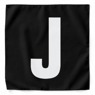 Big Letter/Monogram Template Bandana