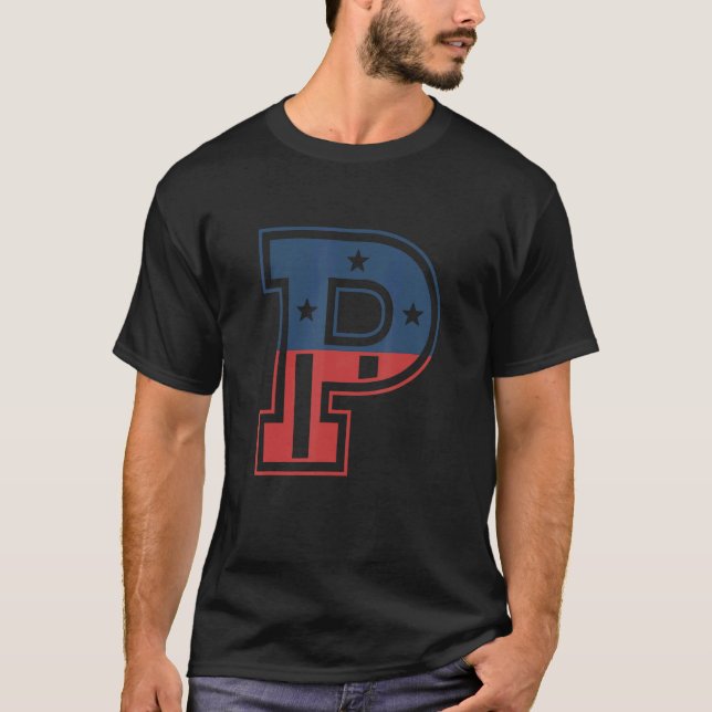 Big letter P T-Shirt (Front)