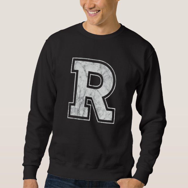 Big Letter R Sweatshirt (Front)