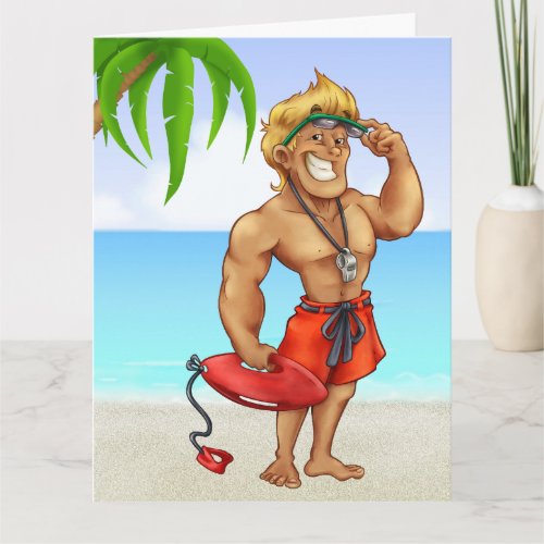 BIG Lifeguard Greeting Card _ SRF