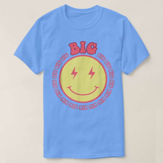 Big Little Gbig Sorority Reveal Set Cute Face11  T-Shirt (Design Front)
