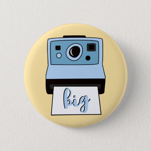 Big Little Sorority Vintage Camera Button