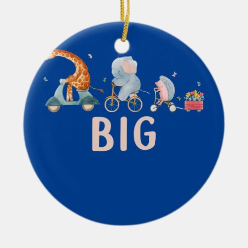 Big Little Sorority Week Reveal College Sister Ceramic Ornament