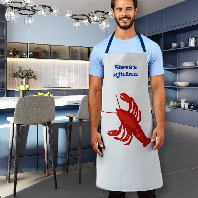 Big Lobster Kitchen Personalized Apron (Creator Uploaded)