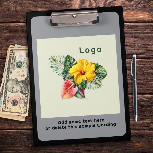 Big Logo Company Brand Gray Clipboard (Creator Uploaded)