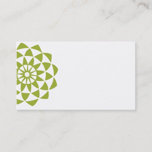Big Lotus Flower Business Cards