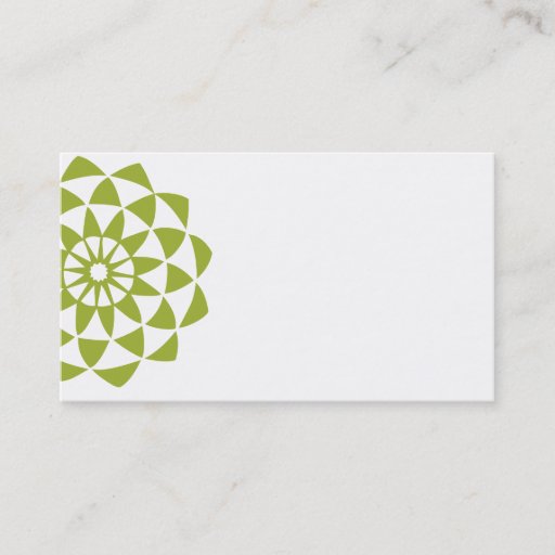 Customizable Big Lotus Flower Business Cards