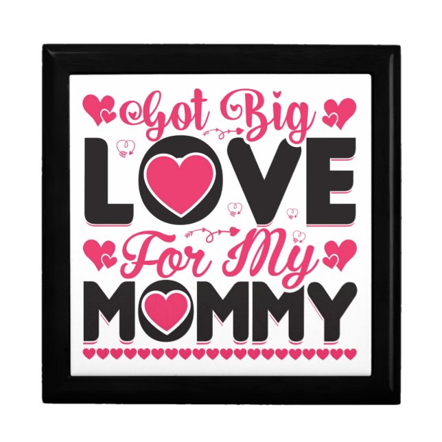 Big Love for Mommy Keepsake Box (Front)