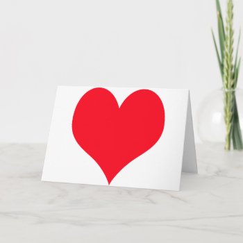 Big Love Heart Holiday Card by OblivionHead at Zazzle