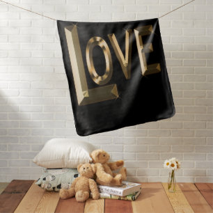 Big Love Is The Golden Word,  Baby Blanket