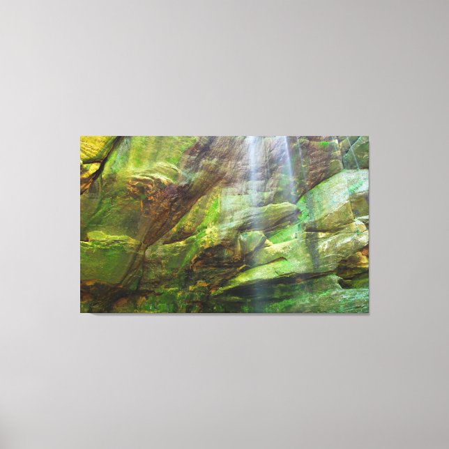 Big Lyons Falls, Mohican State Park, Ohio Canvas Print (Front)