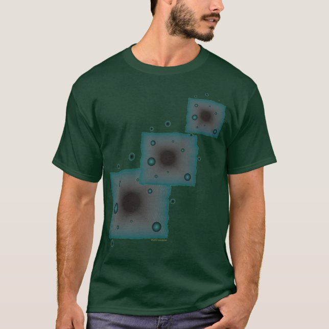 Big Machines Wormhole Sci Fi Art Alien Black Hole  T-Shirt (Front)