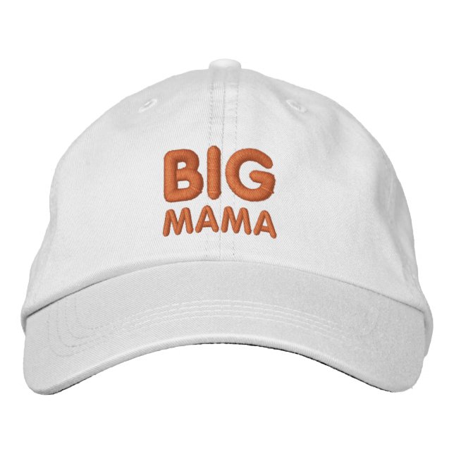 BIG MAMA EMBROIDERED BASEBALL CAP (Front)