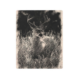 Big Meadows Buck Metal Wall Art