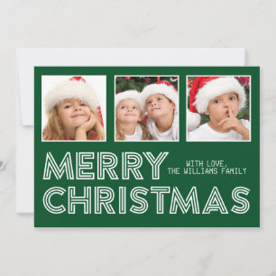 Big Merry Christmas 3 Instagram Photo Card