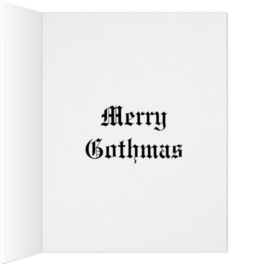 Big Merry Gothmas Christmas Goth Skull Santa Claus (Inside (Right))