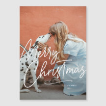 Big Merry Holiday Photo Magnet