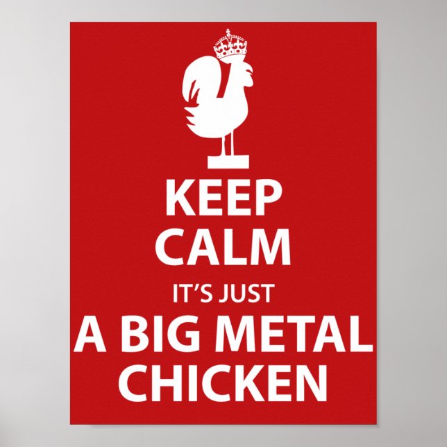 Big Metal Chicken poster (Front)