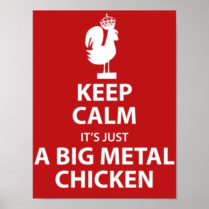 Big Metal Chicken poster