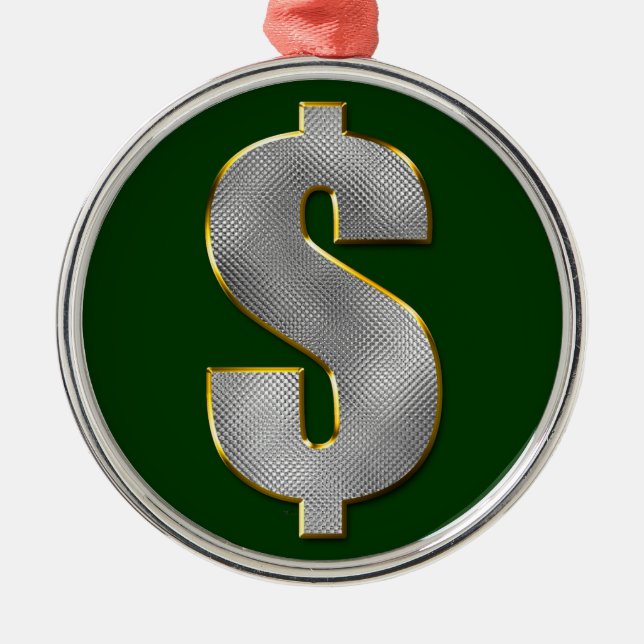 Big Money Metal Ornament (Front)