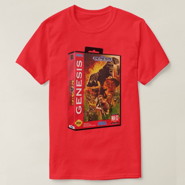 Big Monkey Island Game T-Shirt (Design Front)