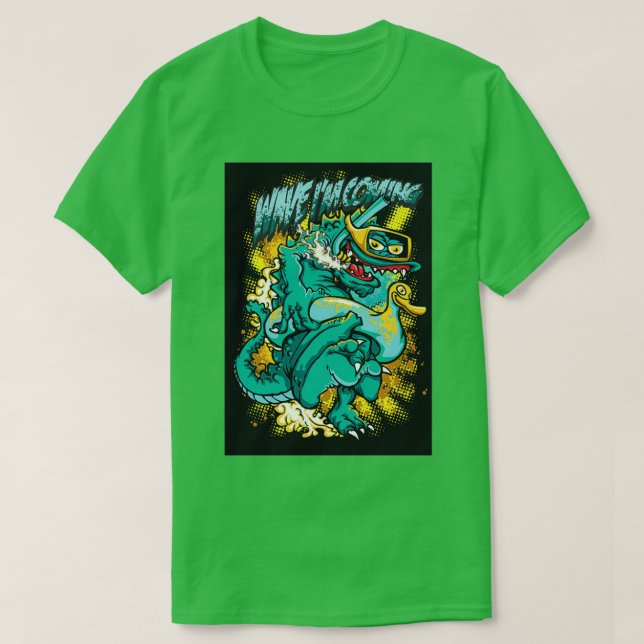 Big Monster Design T-Shirt (Design Front)