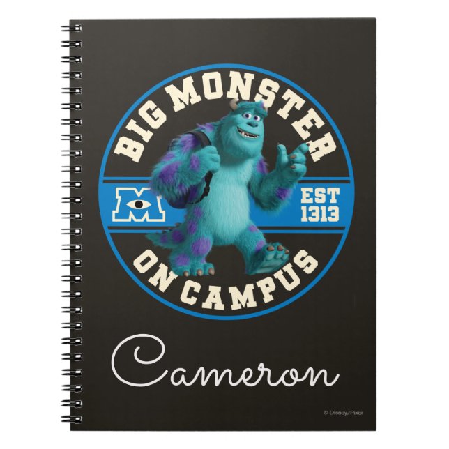 Big Monster on Campus - Personalized Notebook (Front)