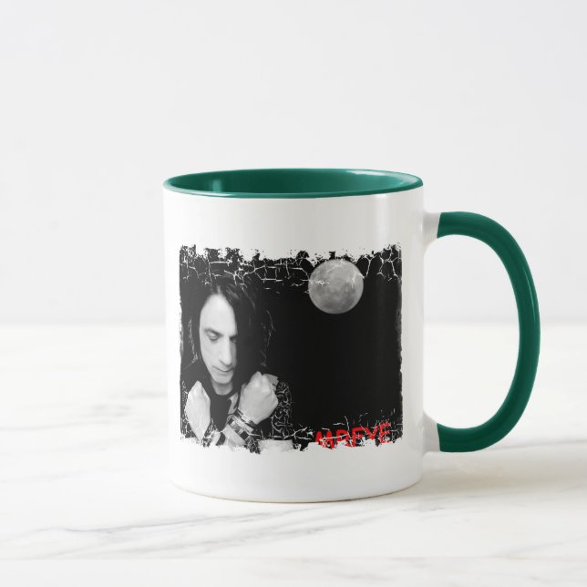 Big Moon Distressed Border Ringer Mug (Right)