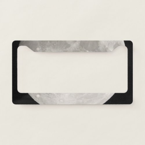 Big moon License Plate Frame