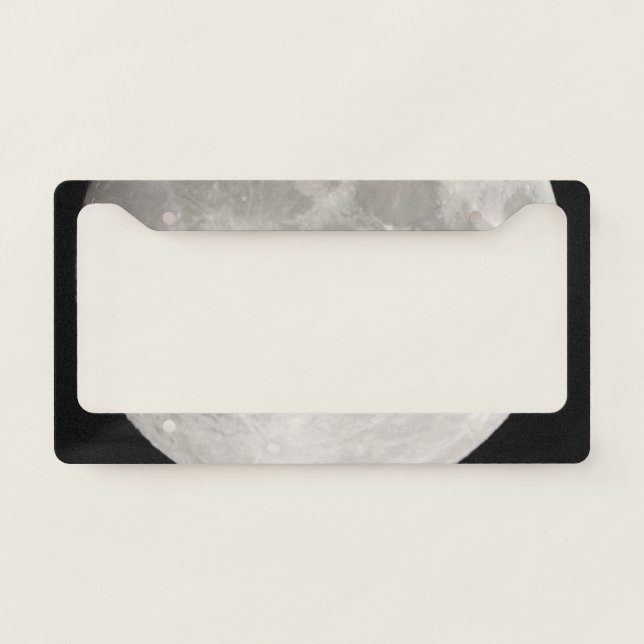 Big moon license plate frame (Front)