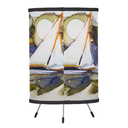 Big Moon Tripod Lamp (Back)