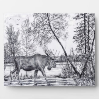 Big Moose Plaque