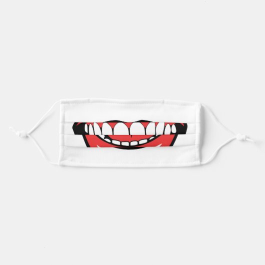 BIG MOUTH ADULT CLOTH FACE MASK (Front, Folded)