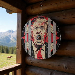 Big Mouth Behind Bars Dart Board