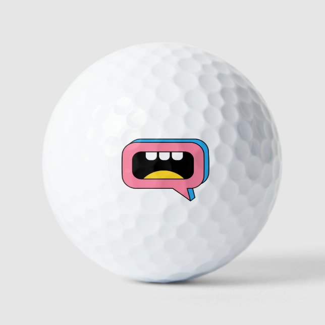 big mouth golf balls (Front)
