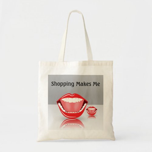 Big Mouth Humor Budget Funny Shopping Tote Bags