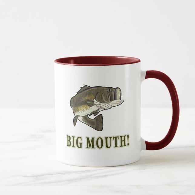 Big Mouth: Largemouth Bass Mug (Right)