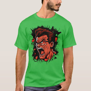 Big Mouth Maury Rage Angry Red One T-Shirt
